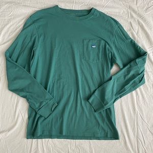 Southern tide green long sleeve shirt